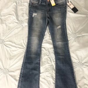 Girls size 10 bell bottom jeans
